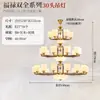 Novo lustre estilo chinês, totalmente em cobre e madeira maciça para sala de estar, estilo Zen chinês retrô para quarto, sala de jantar, villa, lustre grande para teto alto