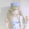 Gorro de Marinero de Encaje a Cuadros Estilo Japonés, Gorro Lindo Otoño e Invierno para Mujeres, Versátil, Boina Octagonal para Fotos JK
