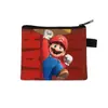 Nova Carteira de Moedas do Mario, Porta-Cartões e Chaves Mini de Alta Qualidade para Crianças, Bolsa Pequena com Zíper de Longa Capacidade Estilo Curto para Estudantes