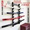 Suporte para espadas sem furos suporte de parede para vara de pesca suporte de armazenamento com furos porta-facas armas de sopro armazenamento multicamadas