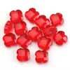 Nuevo Cristal Facetado Agujero Central Trébol de Cuatro Hojas 12mm Jade Porcelana Cristal Cuentas Accesorios para Tocados Accesorios para Joyería DIY