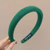 Estilo Coreano Verão Faixa de Cabeça Alta Caveira para Lavar o Rosto Feminina Estilo Luxo Leve de Alta Qualidade com Dentes Faixa de Cabelo Prendedor de Cabelo Fofo de Esponja