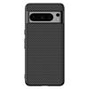 Funda de cuero ultrafina resistente a caídas con patrón de Kevlar de fibra de carbono para Google Pixel 8Pro.