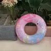 Anillo flotador infantil grueso al por mayor estrella unicornio anillo de natación patrón de dibujos animados anillo inflable para las axilas anillo flotante agua