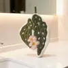Toalla de Mano Hoja para Colgar Hogar Cocina Baño Toalla de Limpieza Espesada Absorbente Terciopelo de Coral Pañuelo