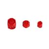 Mineral crudo cinabrio cuentas sueltas Cuatro Bestias Divinas cubo cuadrado arena roja azucarada cuentas espaciadoras pulsera DIY collar accesorios Cuentas Wenwan