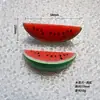 Accesorios de Resina Simulados de Rodajas de Fruta Sandía Kiwi Pegamento de Crema DIY Funda de Teléfono Parche para Pasador Materiales