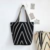 Bolsos para Mujer Diseño Nicho Bolso de Hombro Tejido para Compras Callejeras Bolso de Gran Capacidad Bolso Tipo Cubo para Viajeros Mochila Bolso de Hombro