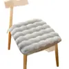 Cojín de Asiento de Felpa de Piel de Conejo de Lujo Ligero Almohadilla para Silla Aula Oficina Hermoso Cojín para Glúteos Cojín de Asiento Largo para Estudiantes de Invierno