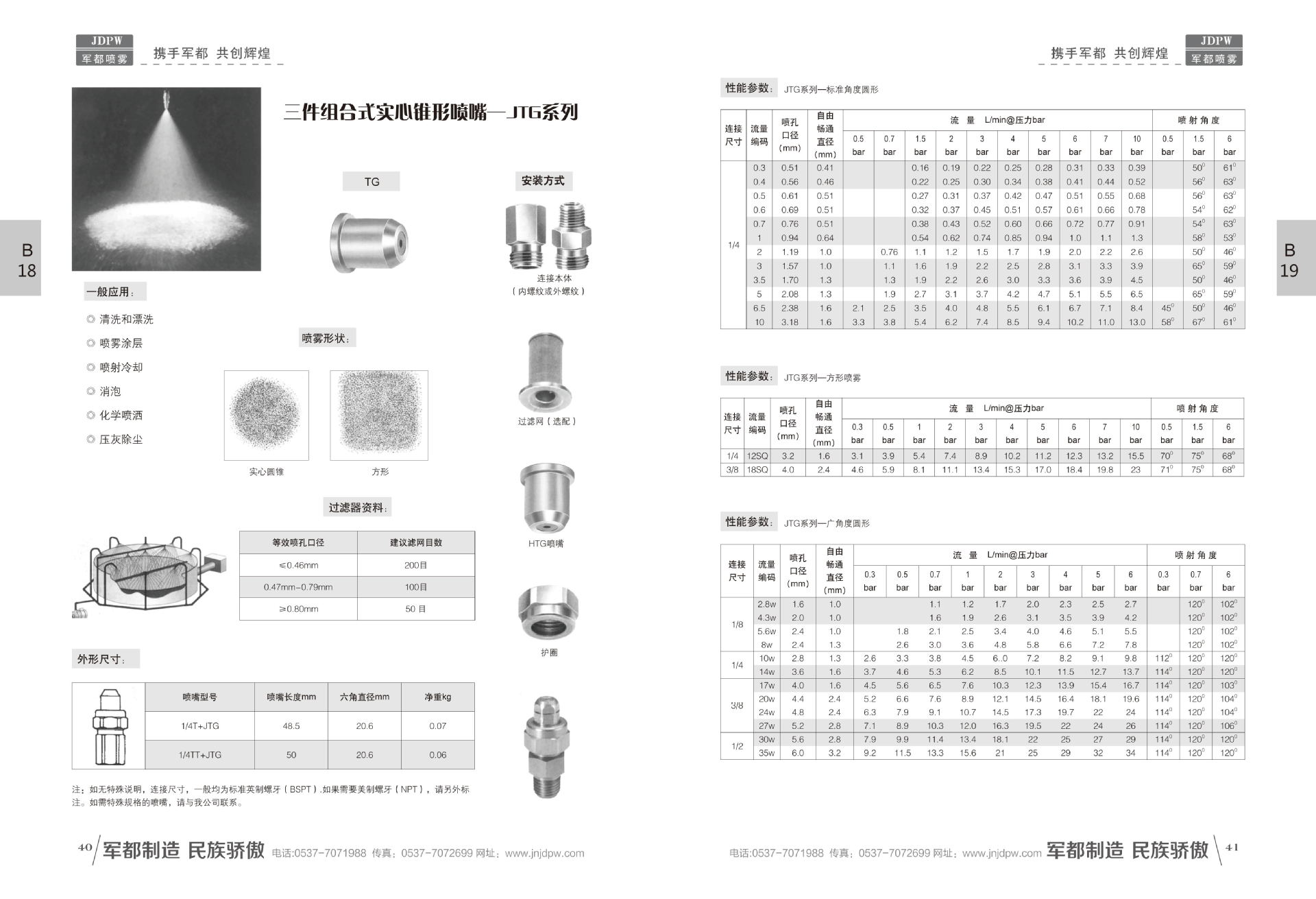 三件组合式实心锥形喷嘴-jtg说明