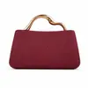 Bolso de Mano Pequeño de PU de Nuevo Estilo Transfronterizo Europeo y Americano, Bolso de Hombro y Cruzado de Moda con Personalidad para la Noche, Venta al por Mayor desde el Fabricante