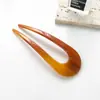 Pasador de Pelo Simple en Forma de U Pinza para el Pelo Accesorio para el Cabello Adorno para Moño Nuevo Estilo 2025 Peine para Mujeres Pasador para Fijar el Moño