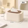 Caja de Almacenamiento con Alto Valor Estético, Dispensador de Pañuelos para Coche y Escritorio, Sensación de Lujo Ligero y Gama Alta, Dispensador de Pañuelos para Sala de Estar con Resorte Incorporado, Universal