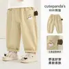 Pantalones Casuales para Niños Kaka Panda Ropa de Otoño para Niños Pantalones Largos de Otoño para Niñas Pantalones para Bebés Pantalones Infantiles de Primavera y Otoño Pantalones para Niños de Moda