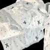 Pijama de Lunares con Lazo para Mujer, Conjunto de Dos Piezas Delgado de Verano con Mangas Cortas y Shorts que se Puede Usar Afuera, Ropa para Casa, Conjunto Estilo Ins