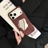 Estilo Ins Espelho Plissado Adequado para Capinha de Celular Apple 17 Iphone16Pro Max Novo 14/15 Capinha Fosca
