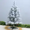 Árbol de Navidad Decoración Navideña 456090cm Pequeño para el Hogar Árbol Artificial Mixto con Nieve Artificial Adornos Verdes Decoración de Escritorio