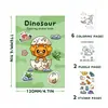 Libro de Pegatinas para Colorear Transfronterizo para Actividades de Fiesta Navideña Infantil, Divertido Libro de Colorear de Dibujo Animado Doodle, Libro de Colorear