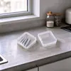 Caja Mini Pequeña de Plástico PP Cuadrada Caja de Embalaje Transparente Caja para Productos Pequeños con Tapa Caja de Almacenamiento para Joyería y Piezas Pequeñas