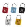 Cerradura de combinación con llave de 6 dígitos, pequeña, mini cerradura de combinación en forma de U, cabezal de cerradura para puerta de gabinete, candado para puerta de gabinete, cerradura de combinación para el hogar