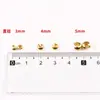 Plata de ley S925 hebilla de hilo para bolso de media luna cuenta de apertura para hebilla de bolso cuenta de posicionamiento para cuerda de bolso nudo para bolsa tubo de posicionamiento pulsera accesorios de cuentas