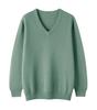 Ropa de punto de cachemira para hombre transfronteriza Otoño e Invierno Suéter de cuello en V Tejido de cachemira Talla grande Holgado Base Exportación Venta al por mayor