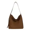 Bolso de Hombro Grande de Felpa Gamuzada Retro de Alta Calidad para Mujer, Nuevo Estilo 2026, Bolso Tote de Moda para el Trabajo
