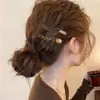 Pinza para el pelo con estampado de leopardo retro para mujer 2026 Modelo Nuevo Pinza para flequillo Pinza para el pelo Pinza lateral Pinza de pico de pato pequeña