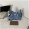 Bolsa de Ombro Feminina de Corrente com Padrão de Diamante de Luxo Nova Moda 2026 Pequena Estilo Chanel para Ombro Transversal Bolsa Tote Simples para o Dia a Dia