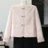 Abrigo de otoño para mujer de mediana edad 2026 nuevo estilo primavera/otoño chaqueta corta de alta gama para mujer de 50 años top