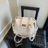 Bolso pequeño transfronterizo para mujer 2026 nuevo moda de verano casual bolsa de almohada a cuadros versión coreana bolso de hombro con cadena bandolera