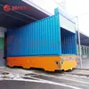 Almacén Exterior para Dos Autos Riel de Transferencia de Carga Camión Plano Móvil Puerta de Persianas Eléctrica Controlada Remotamente Vehículo de Riel No Estándar Impermeable