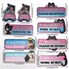 Pegatinas Magnéticas para Coche, Pegatinas Magnéticas Personalizadas para Coche, Pegatinas Magnéticas para Prácticas Transfronterizas, Pegatinas Reflectantes para Coche, Pegatinas Magnéticas Suaves, Impermeables y Resistentes al Sol