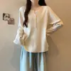 2026 Tamanho Grande Outono Novo Gola Redonda Fashion Botões Camada Base Tricô Cintura Marcada Solto Emagrecedor
