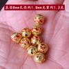 Contas soltas de cloisonné, contas redondas, gotas de ouro 18k, não desbotam, contas de esmalte, pulseira, acessórios para pulseiras faça você mesmo