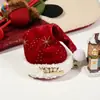 Qiyue Pinza Navideña de Acrílico Transfronteriza para el Cabello Femenina Dibujo Animado Papá Noel Hombre de Jengibre Pinza de Tiburón Navideño