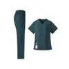 Uniformes de Enfermería de Hospital de Alta Gama para Hombres y Mujeres, Uniformes de Trabajo de Manga Corta y Pantalón Largo, Ropa de Trabajo de Secado Rápido para Hospitales Veterinarios y Personal Médico
