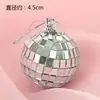 Bola de Espejo DISCO Escenario Bola Colgante Decoraciones para Pasteles Adornos Decorativos Grande Mediano Pequeño DIY Horneado Micro Paisaje Atrezzo de Vestir