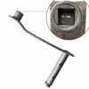 Máquina de molienda manual de doble velocidad con trípode, accesorios para soporte de trípode, soporte de poste, extractor de poste, estabilizador de máquina, manivela, abrazadera, conexión central
