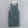 Alças Ajustáveis, Avental Repelente à Água, Avental de Cozinha Doméstico Anti-Incrustante e Resistente a Manchas, Roupa de Trabalho Especial para Catering com Estampa