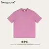 2025 Verano Marca de Moda Juvenil Algodón Puro Manga Corta Marca de Moda para Hombre Camisa Lisa Uniforme de Clase Camiseta Suelta de Manga Corta para Hombre