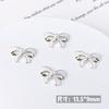 Joyería de uñas de lazo de aleación mixta con diamantes incrustados de perlas y pedrería Super Flash lazo decoración de pedrería estilo japonés