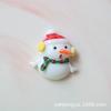 Accesorios de resina navideños; Santa muñeco de nieve diy parche para carcasa de teléfono móvil guantes pasador de pelo accesorios de joyería navideña