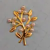 Acessórios de Joias de Galho de Flor com Pérolas e Strass Estilo Antigo DIY Headdress de Noiva Manual Acessórios de Ventilador Liga de Flor de Ameixa Materiais