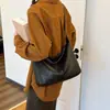 Bolsa de Gran Capacidad Bolso de Hombro de Moda Bolso Tote Casual para Mujer Bolso de Hombro Simple de Cuero Suave Bolso Grande Bolso Cruzado
