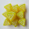 Dados de Patrón de Dragón de 8 Caras Elemento Dragón Dados Polifacéticos D8 Juego de Mesa Dungeons and Dragons de Diez Piezas Set Transfronterizo Dados