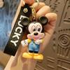 Lindo llavero de Mickey Minnie de dibujos animados Pato Donald colgante de bolso moderno llavero de coche regalo máquina de muñecas
