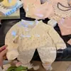 [Personalizado] Traje de Algodón Puro para Niños Ropa de Casa de Dibujos Animados para Niñas Pijamas de Manga Larga para Bebé Ropa para Aire Acondicionado para Niños y Niñas