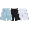 Atacado marca da moda palm angel casal shorts esportivos casuais masculinos e femininos cordão reto elástico calças high street