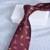 Gravata Jacquard Masculina Estilo Novo 2026, 8cm, Amarrada à Mão, Traje Formal de Negócios, Casamento do Noivo, Executivo